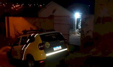 IBAITI: PM atende local de MORTE