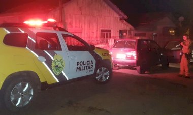 IBAITI : POLÍCIA MILITAR faz perseguição à carro FURTADO