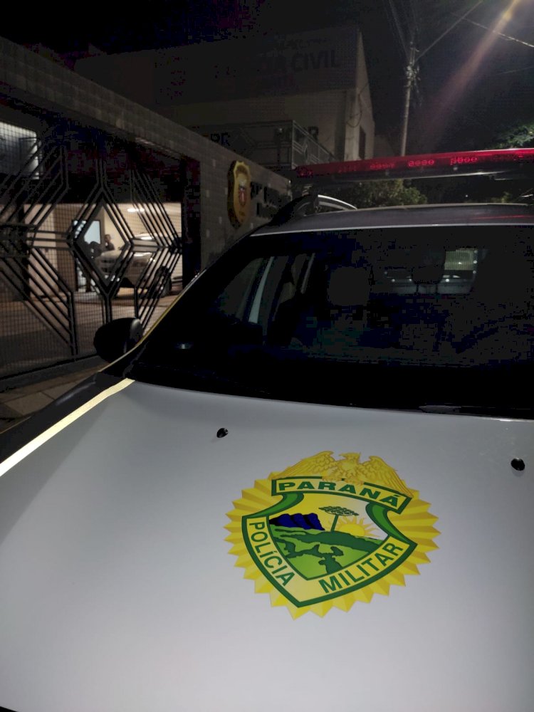 IBAITI :Famoso Ladrão do bairro Campinho é pego por populares e encaminhado para Delegacia pela equipe da Polícia Militar