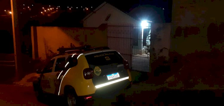 IBAITI: PM atende local de MORTE
