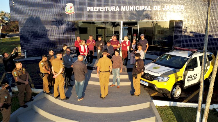 JAPIRA : Cidade de JAPIRA recebe nova Viatura para PM