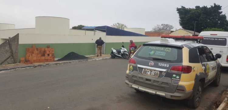 IBAITI : CEMEI é arrombado e até a comida das crianças foi levada pelos ladrões